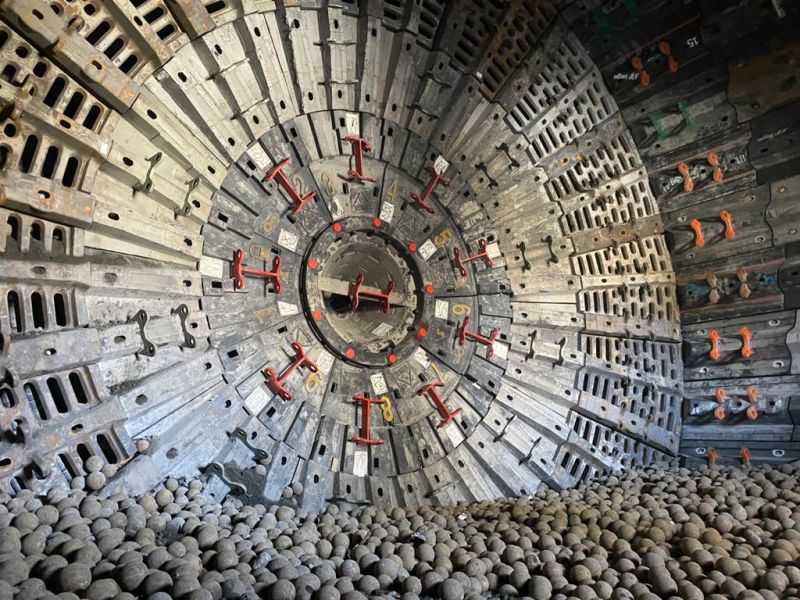 esfera de moagem forjada